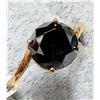 Image 3 : 10K (1.72G) BLACK DIAMOND (2.4CT) RING (SIZE 6.5) APPRAISED INSURANCE VALUE $1900