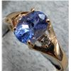 Image 2 : 10K (1.63g) TANZANITE (0.9CT) DIAMOND (0.04CT) RING (SIZE 7) APPRAISED INSURANCE VALUE $1340