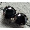 Image 1 : 14K (0.7g) BLACK DIAMOND (1.02CT) EARRINGS APPRAISED INSURANCE VALUE $900
