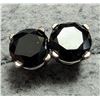 Image 2 : 14K (0.7g) BLACK DIAMOND (1.02CT) EARRINGS APPRAISED INSURANCE VALUE $900