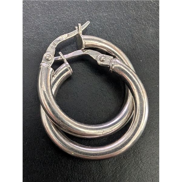 SILVER HOOP 20MM EARRINGS