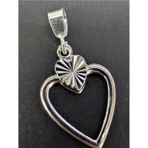 SILVER HEART PENDANT