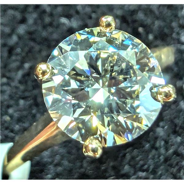10K (1.7G) LAB DIAMOND (1.55CT) RING (SIZE 5.75) APPRAISED INSURANCE VALUE $3400
