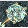 Image 1 : 10K (1.7G) LAB DIAMOND (1.55CT) RING (SIZE 5.75) APPRAISED INSURANCE VALUE $3400