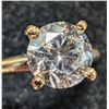 Image 1 : 10K (2.4G) LAB DIAMOND (0.9CT)  RING (SIZE 6.5) APPRAISED INSURANCE VALUE $3100