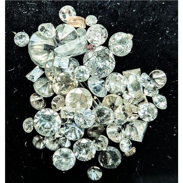 NATURAL DIAMOND (APP 1CT) ASSORTED SIZE SUGGESTED RETAIL VALUE $2000