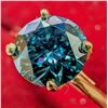 Image 2 : 10K (1.34G) LAB BLUE DIAMOND (0.67CT) RING (SIZE 6.75) SUGGESTED RETAIL VALUE $2000