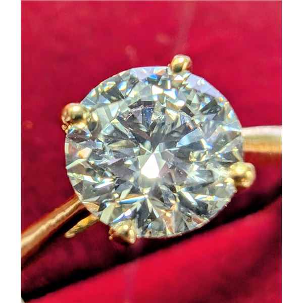 10K (1.34G) LAB DIAMOND (0.7CT) RING (SIZE 6.75) SUGGESTED RETAIL VALUE $2000