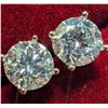 Image 1 : 10K (0.68G) LAB DIAMOND (1CT) EARRINGS SUGGESTED RETAIL VALUE $1800