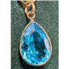 Image 1 : 10K (0.94G), BLUE TOPAZ (3.6CT) PENDANT SUGGESTED RETAIL VALUE $1000