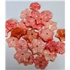 Image 1 : POLY CORAL FLOWER FOR EARRING GEMSTONE SUGGESTED RETAIL VALUE $240