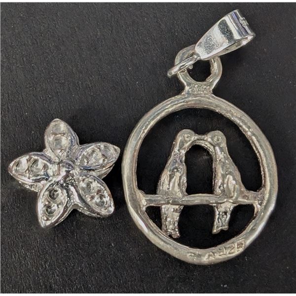 SILVER 2 PENDANT SET
