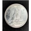 Image 1 : SILVER (2.41G) CANADA 10CENT COIN