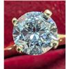 Image 1 : 10K YELLOW GOLD 1G LAB DIAMOND 0.85CT  RING (~SIZE 6) APPRAISED INSURANCE VALUE $2600