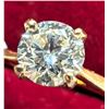 Image 1 : 14K YELLOW GOLD 1.3G LAB DIAMOND 0.46CT RING APPRAISED INSURANCE VALUE $2800