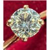 Image 2 : 14K YELLOW GOLD 1.3G LAB DIAMOND 0.46CT RING APPRAISED INSURANCE VALUE $2800