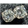 Image 1 : 14K WHITE GOLD 0.45G LAB DIAMOND 0.32CT   EARRINGS APPRAISED INSURANCE VALUE $900