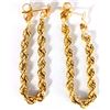 Image 1 : 10K YELLOW GOLD 1.1G   EARRINGS, SUGGESTED RETAIL VALUE $420