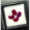 Image 1 : NATURAL RUBIES 5X7MM (4CT) GEMSTONE SUGGESTED RETAIL VALUE $300