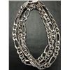 Image 1 : SILVER (15.14G)  RHODIUM PLATED CHAIN 18" SUGGESTED RETAIL VALUE $260