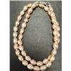 Image 1 : SILVER FRESH WATER PEARL NECKALCE 16" SUGGESTED RETAIL VALUE $200