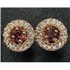 Image 1 : SILVER (1.88g) GARNET (0.15CT) EARRINGS