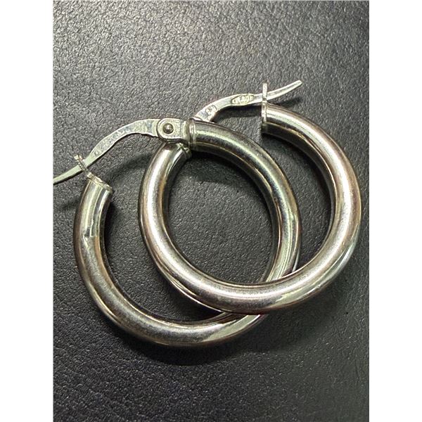 SILVER (2.75G) HOOP 20MM EARRINGS