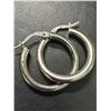 Image 1 : SILVER (2.75G) HOOP 20MM EARRINGS