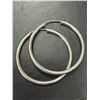 Image 1 : SILVER (2.77G) HOOP EARRINGS