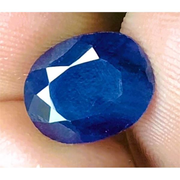 4.54 CT CERTIFIED MIDNIGHT SAPPHIRE GEMSTONE