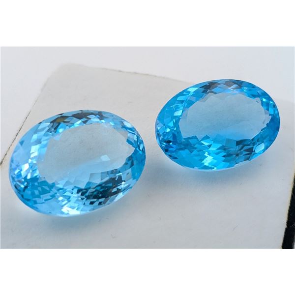 57.15 CT CERTIFIED ROYAL BLUE TOPAZ GEMSTONE