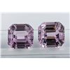 Image 1 : 29.48 CT CERTIFIED PINK KUNZITE GEMSTONE PAIR
