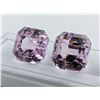 Image 2 : 29.48 CT CERTIFIED PINK KUNZITE GEMSTONE PAIR