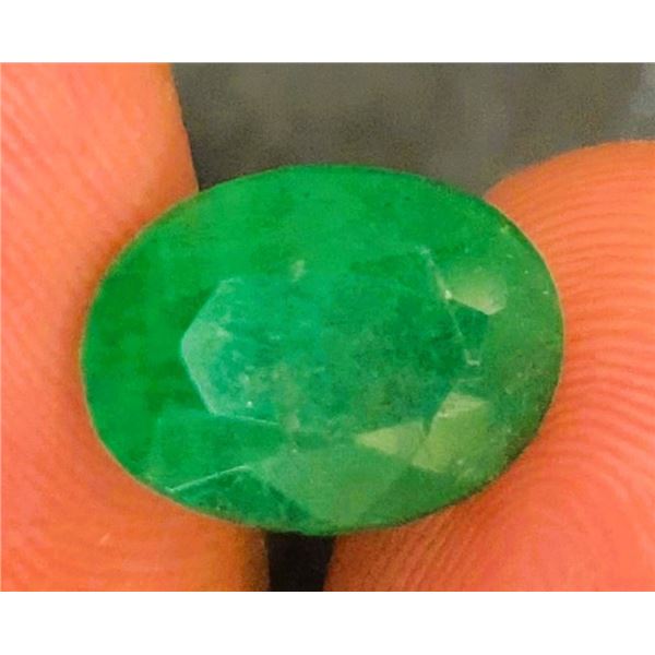 11.28 CT CERTIFIED BRAZILIAN EMERALD GEMSTONE