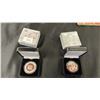 Image 2 : (2) 1 OZ. .9999 FINE SILVER YEAR OF THE DIVINE DRAGON ROUNDS - *IN CASES*