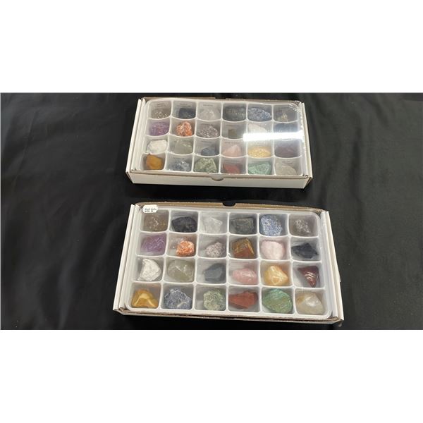 (2) SETS OF 24 CRYSTAL STONES