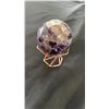 Image 3 : (2) AMETHYST GEMSTONE SPHERES ON STANDS