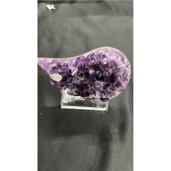 5" CARVED AMETHYST WING