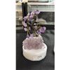 Image 3 : 7" CITRINE TREE & 7" AMETHYST TREE ON CRYSTAL FORMATIONS