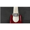 Image 2 : *NEW* PLATINUM PLATED 1CT SIMULATED DIAMOND (CZ) MAN'S RING - RESIZABLE