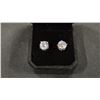 Image 2 : *NEW* .925 SILVER 3CT EACH SIMULATED DIAMOND (CZ) STUD EARRINGS
