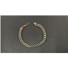 Image 2 : *NEW* PLATINUM PLATED 7.5MM CUBAN LINK BRACELET - 7.75" LONG