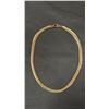 Image 2 : *NEW* 14K GOLD PLATED 8MM SERPENTINE NECKLACE- 20" LONG