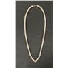Image 2 : *NEW* 18K GOLD PLATED 4MM PRINCESS CUT SIMULATED DIAMOND TENNIS NECKLACE - 18" LONG CHAIN