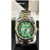 Image 3 : MEN'S ERNEST FERDINAND WATCH WITH GLOBAL DIAL & STAINLESS STEEL BAND IN BOX: 3ATM WATER RESISTANT