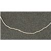 Image 2 : .925 STERLING SILVER 1.2MM CHAIN NECKLACE - 18" LONG