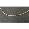 Image 4 : .925 STERLING SILVER 1.2MM CHAIN NECKLACE - 18" LONG
