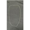 Image 1 : 14KT WHITE GOLD 0.8MM CHAIN NECKLACE - 22" LONG
