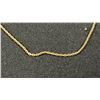 Image 3 : PAIR OF GOLD CHAIN NECKLACES - ONE IS 14KT