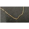 Image 2 : 14KT YELLOW GOLD 0.8MM CHAIN NECKLACE - 22" LONG